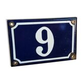 Street number plate