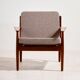Fauteuil en teck restauré par Arne Vodder pour Glostrup Møbelfabrik