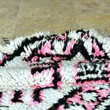 Small vintage Beni Ouarain rug