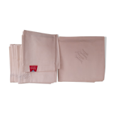 White rectangular tablecloth and 12 towels years 65/70 in new monogrammed damask mestizo