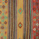 Anatolian handmade kilim rug 265 cm x 168 cm