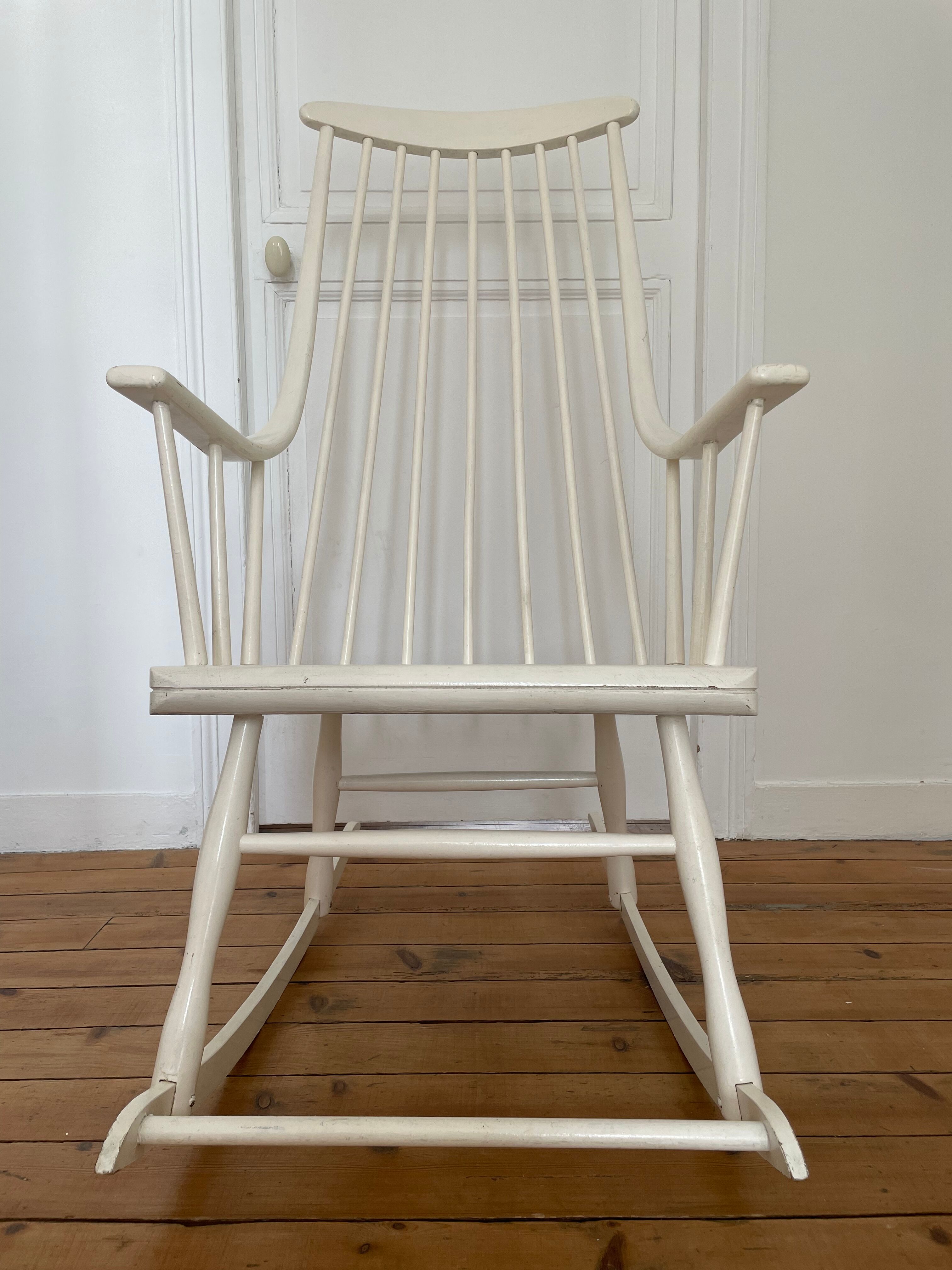 Lena Larsson rocking chair for Nesto, 1960s