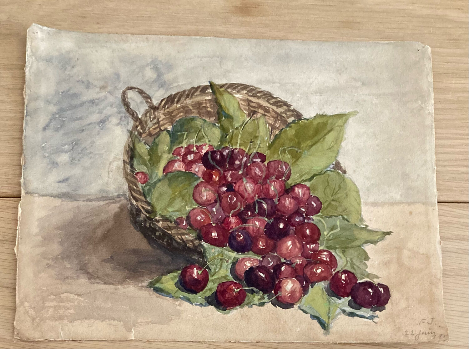 Watercolor still life