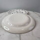 Set of 2 flat plates in English earthenware with blue floral decoration.