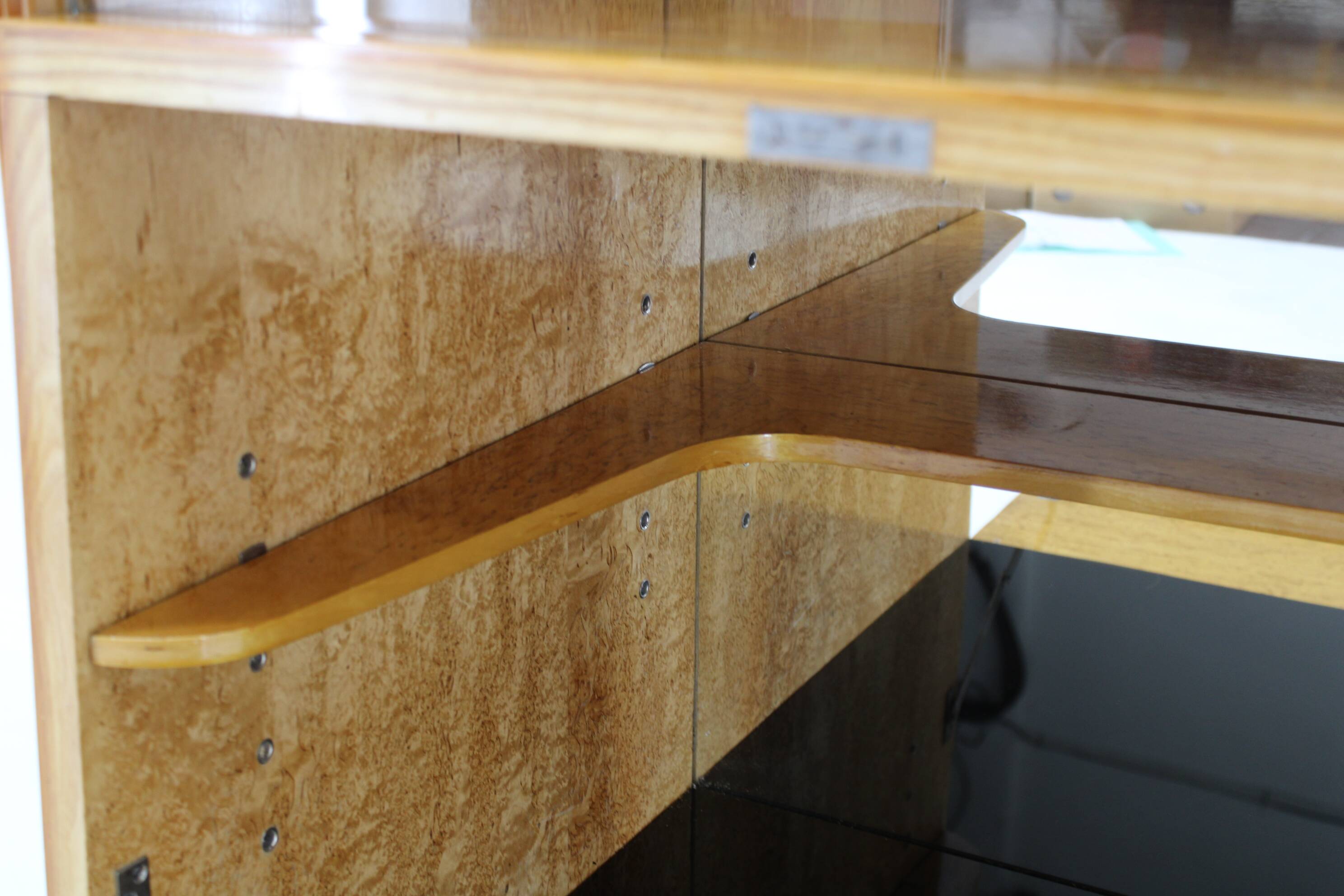 1960s Wooden Cabinet /Chest Of Drawers, Czechoslovakia