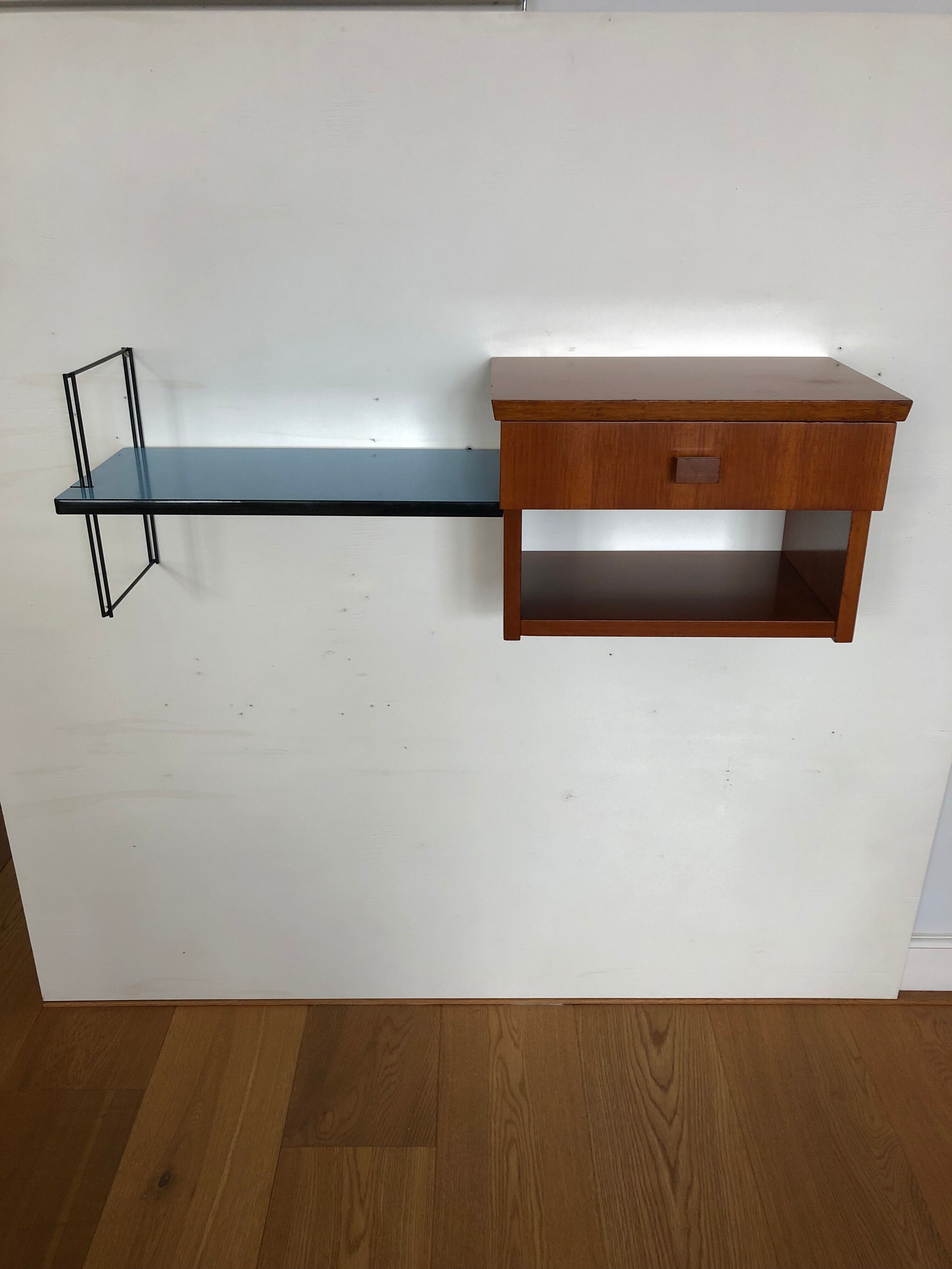 A wall console