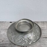 Signed metal salad bowl