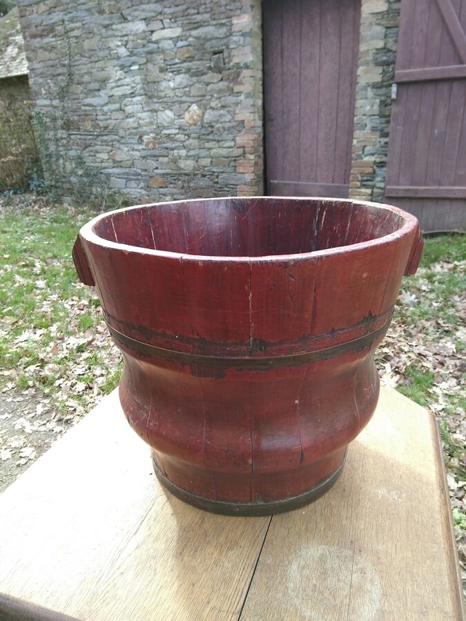 Cache pot Chinese wooden XIX