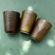 Vintage lot de 3 verres gobelets Digoin en grès