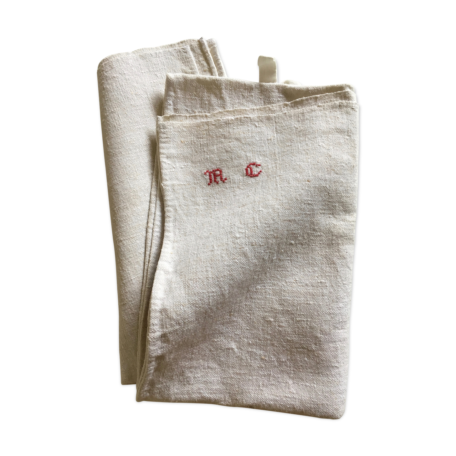Farm cloth 19th in canvas of flax hemp