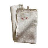 Farm cloth 19th in canvas of flax hemp