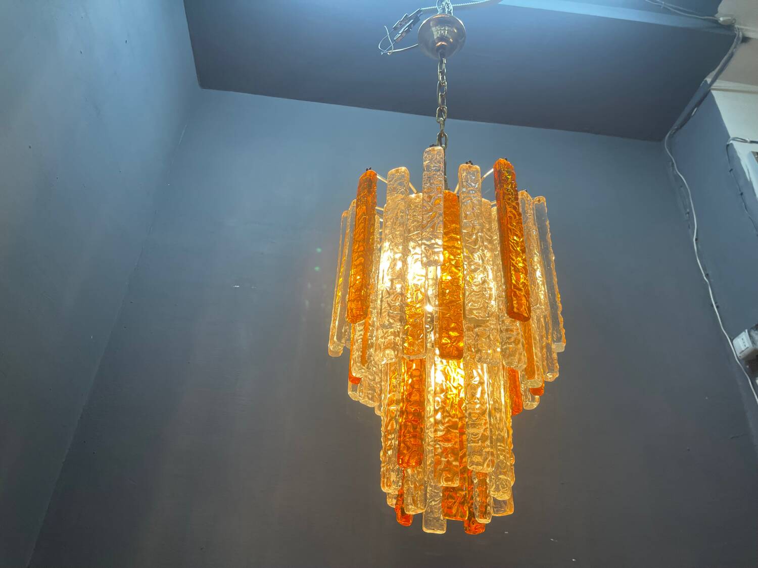 Murano Glass Chandelier by Toni Zuccheri 