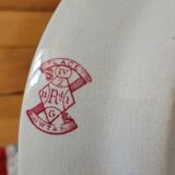 Terre de fer Lace large dinner plate from GWT&S