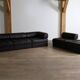 De Sede DS-88 modular sofa in dark brown patchwork leather, Switzerland 1970s