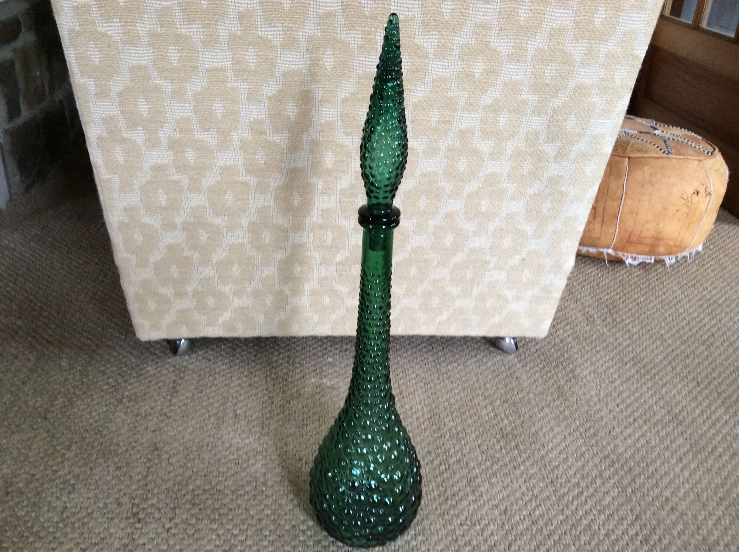 Bouteille empoli verte