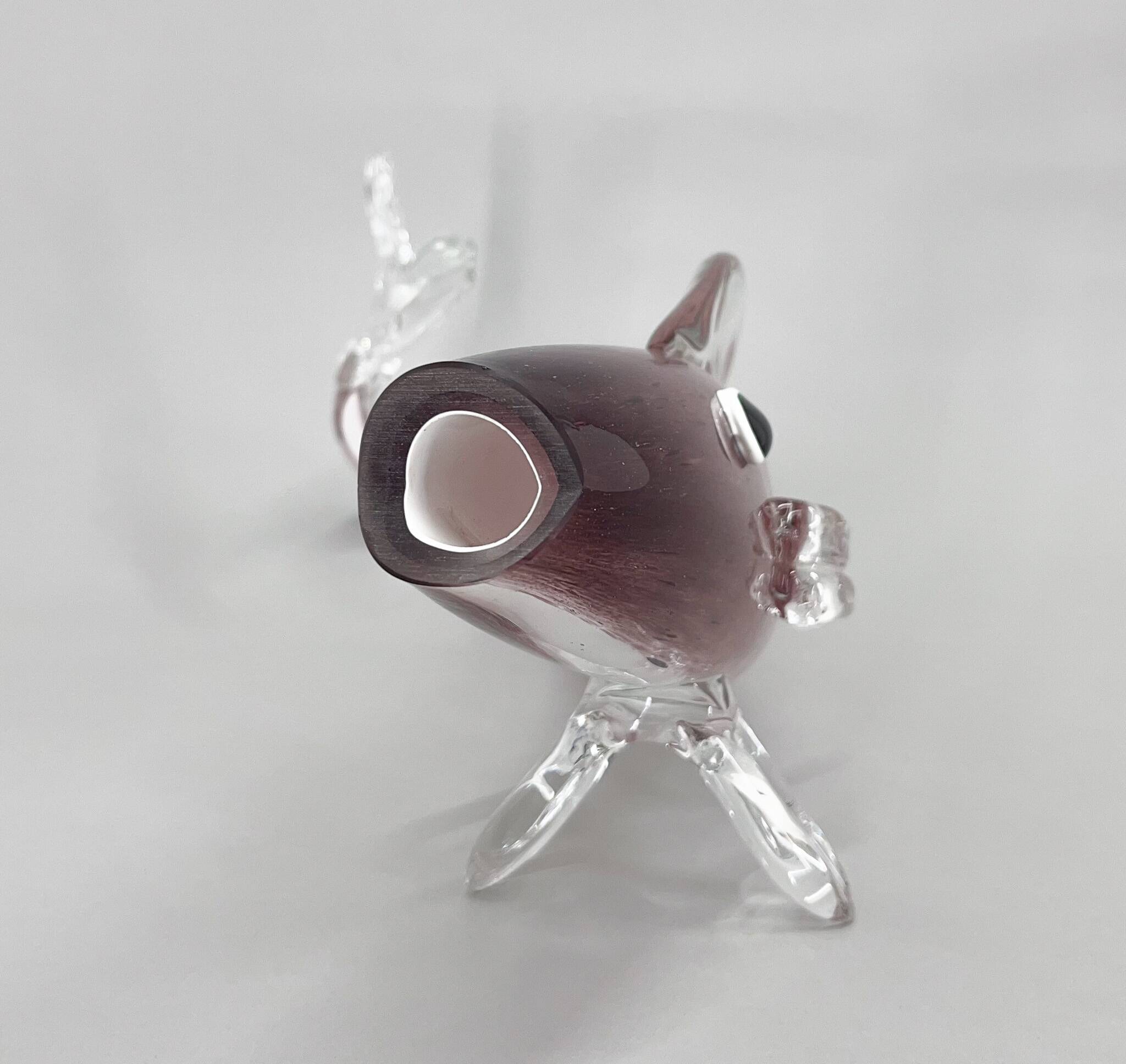 1970s Large Bohemian Glass Fish