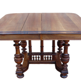 Table en chêne du tournant du 19ème siècle.