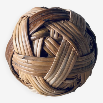 Vintage decorative rattan ball