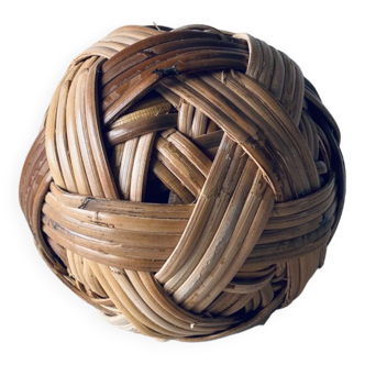 Vintage decorative rattan ball