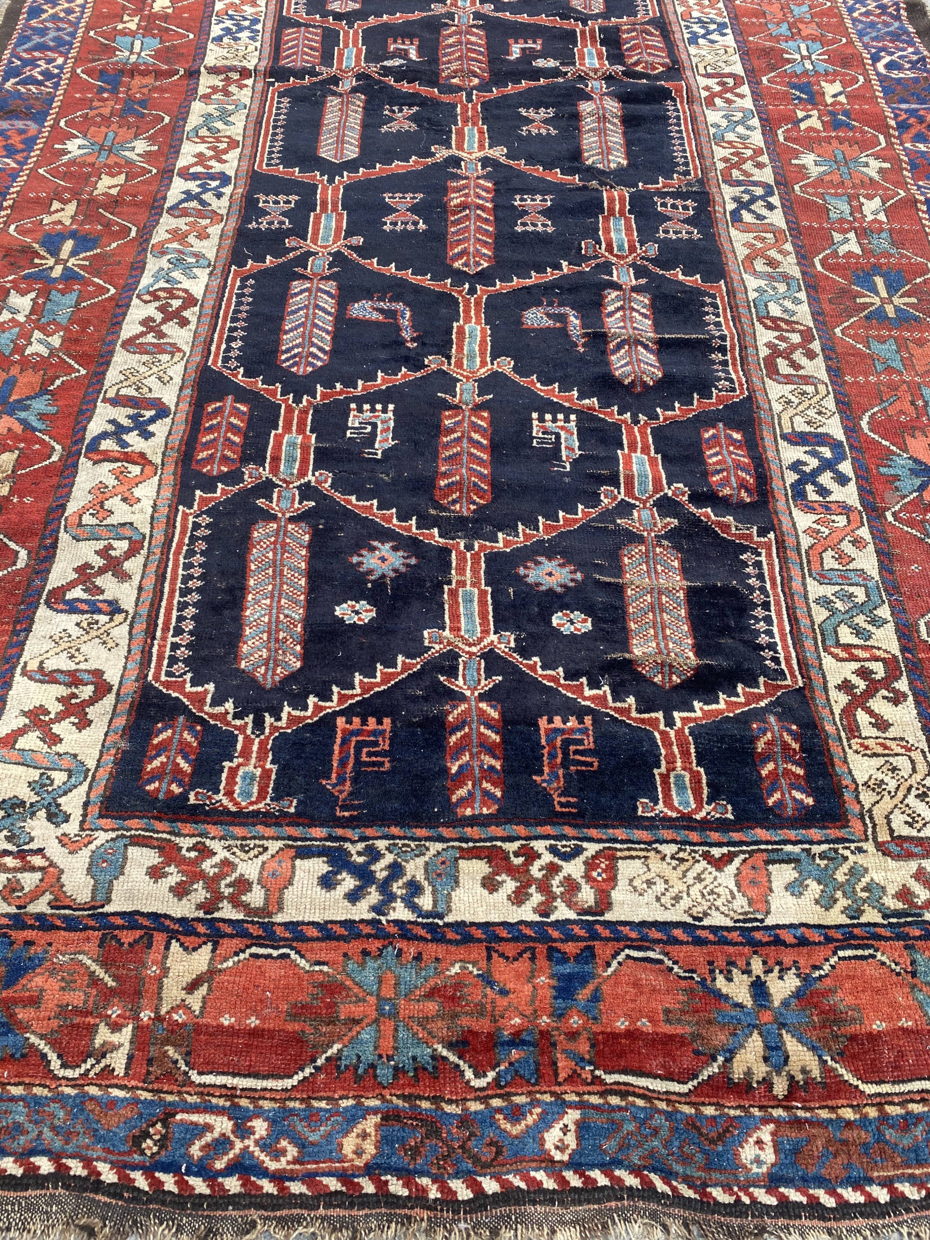 Handmade ancient Persian carpet 158x230cm