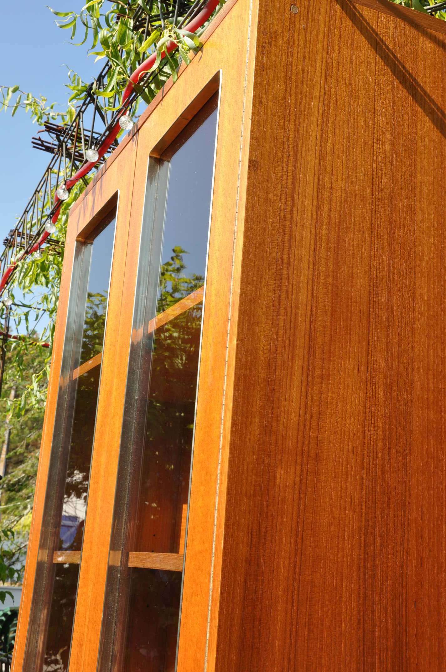 Scandinavian-style library