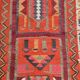 Tapis Kilim en laine multicolore