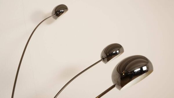 Lampe de sol au design vintage   Cottex Suède   5 bras