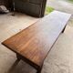Large oak farm table