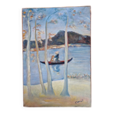 Painting by Annick Carrel