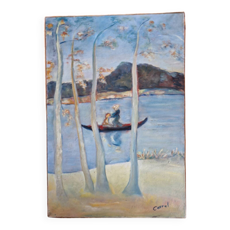 Painting by Annick Carrel