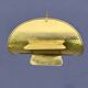 Vintage hammered brass log holder