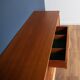 Retro teak 1960s long jentique classic mid century sideboard