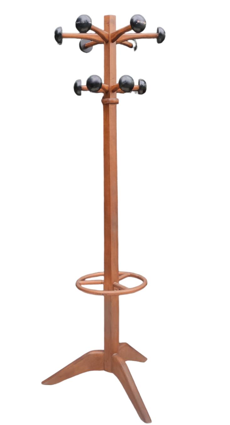 Stella vintage coat rack with 12 hooks