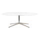 Florence Knoll for Knoll. Marble and chrome-plated metal table. 1970s. LS54931408H