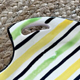 Empty vintage ceramic pocket