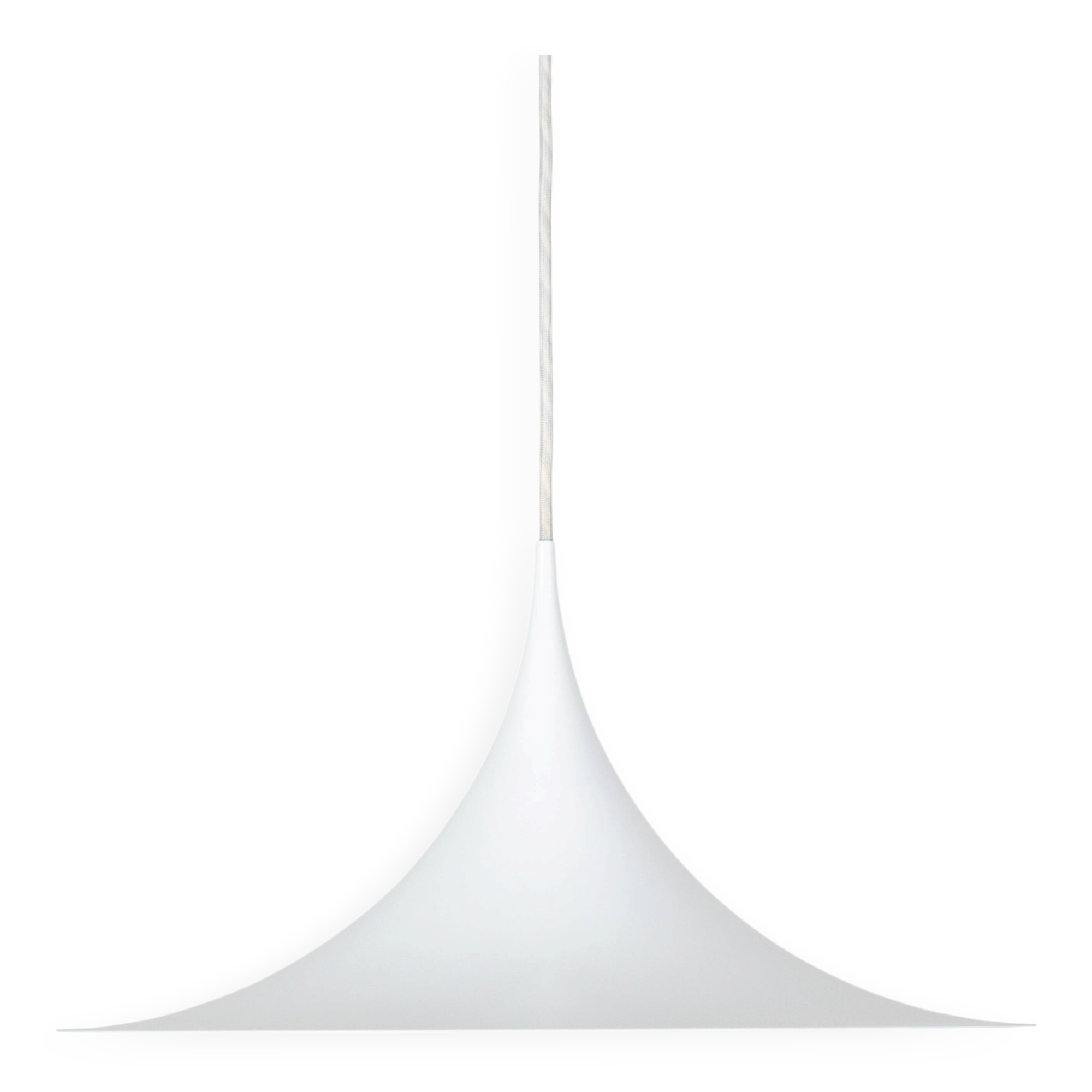 Vintage Semi Pendant Lamp by Fog & Mørup, 47 cm, Danish Mid-Century Design,