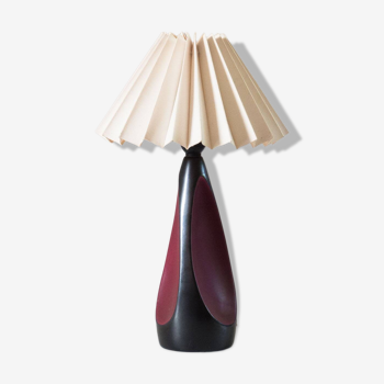 Lampe de table danoise vintage en céramique