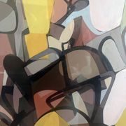 Tableau Abstraction Carlo MARANGIO (né en 1936)