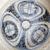 Vintage Søholm Denmark blue stoneware ceramic mid-century bowl