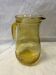 Amber glass carafe