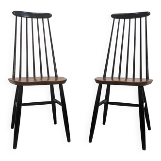 Two vintage Tapiovaara style chairs