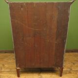 Grey bookcase display cabinet