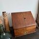 Small wooden mail storage unit