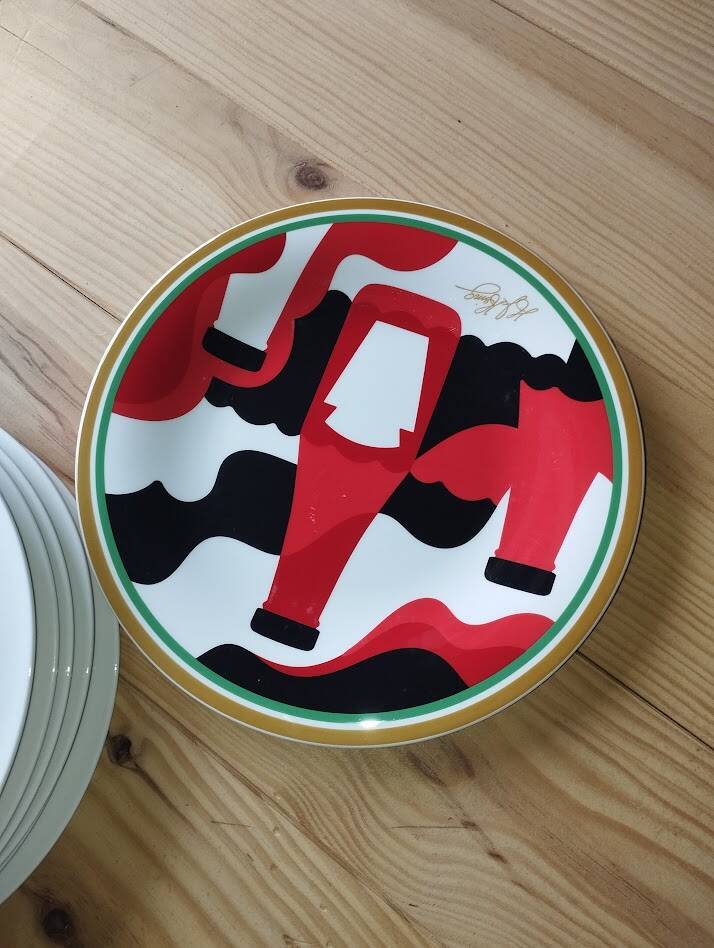Set of 8 Villeroy & Boch x Heinz plates – Limited editions – Ø 27 cm