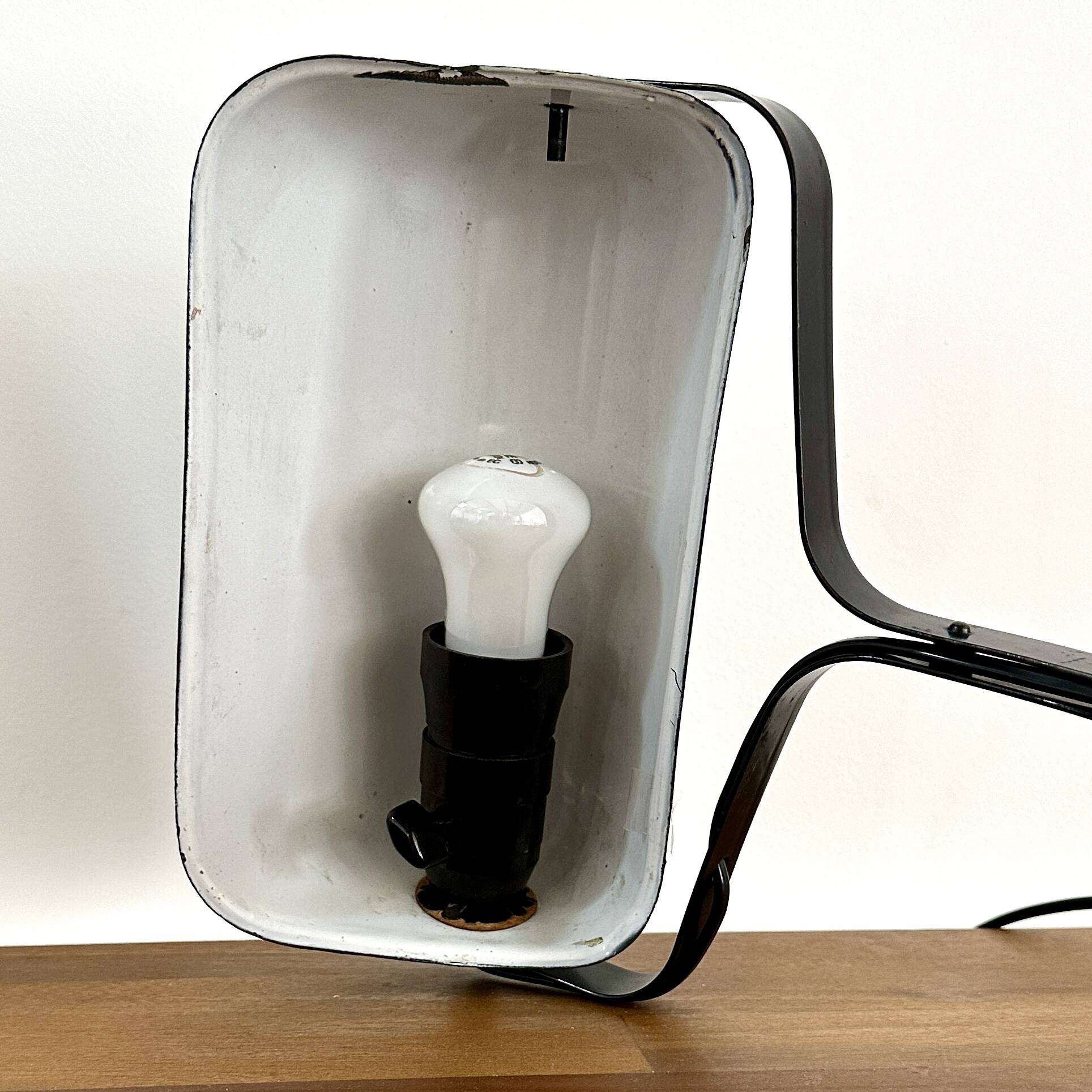 Lampe de bureau horax à piètement escalier - circa 1930