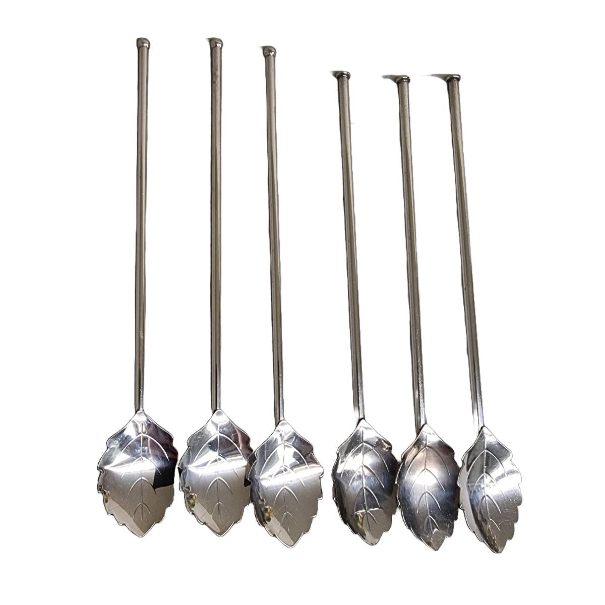 6 Vintage Cocktail Spoons From The Spritzer & Fuhrmann Brand