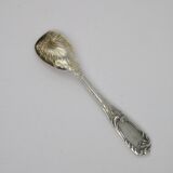 Pelle à sel style Louis XV en argent massif et vermeil