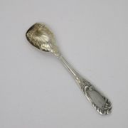 Louis XV Style Salt Shovel In Sterling Silver And Vermeil