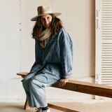 Vintage wooden bench