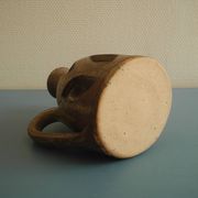 bougeoir photophore grès déco vintage candlestick tealight holder